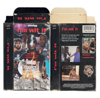 a vhs case with a picture of a man and a woman