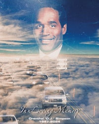 a photo of a man driving a car in the clouds